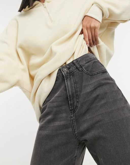 Noisy May – Brooke – Dad-Jeans in Schwarz im Baggy-Stil mit hohem Bund, 3 von 4