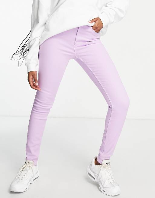 PURPLE SKINNY JEANS