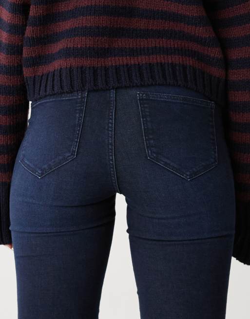 Noisy May – Callie – Jeans in Dunkelblau mit engem Schnitt und hohem Bund, 4 von 5