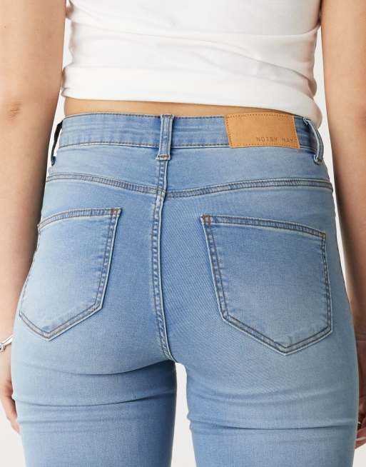 Noisy May - Callie - Jeans skinny a vita alta azzurri, 4 di 5