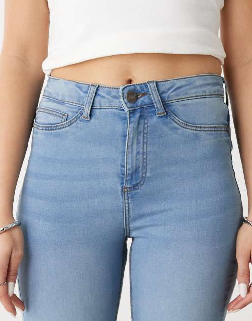 Noisy May – Callie – Ljusblå skinny jeans med hög midja, 5 av 5