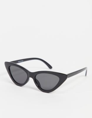 Noisy May - Cat-Eye-Sonnenbrille in Schwarz