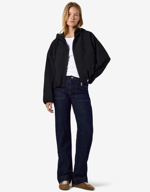Noisy May - Chaqueta negra con capucha, 2 de 7