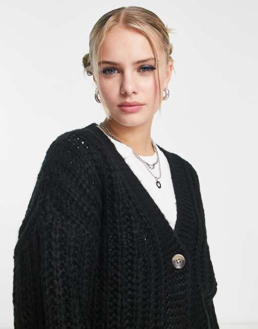 Asos chunky outlet knit cardigan