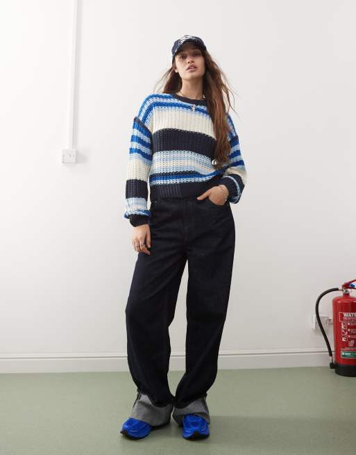 VILA Vichoca White Sand L/S O-Neck Knit | Grey Matter