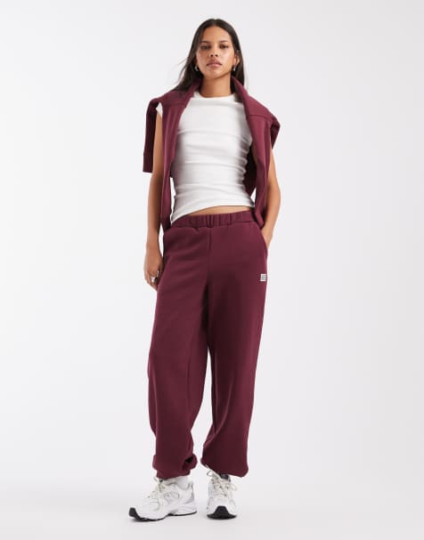 Noisy May - conjunto de jogger con vuelta en ciruela - view 1