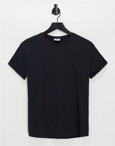 Noisy May crew neck t-shirt in black - view 1
