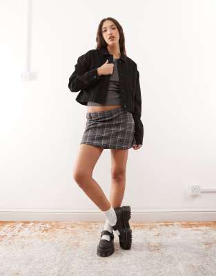 NOISY MAY CROPPED DENIM JACKET 
