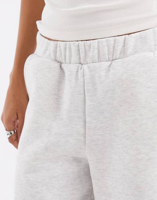 Noisy May cuffed sweatpants in light gray, 4 of 5