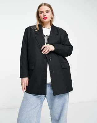 Noisy May Curve - Eleganter Blazer in Schwarz