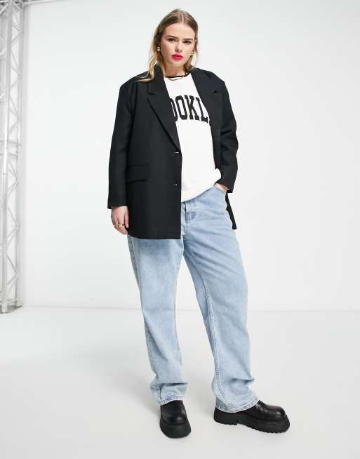 Noisy May Curve – Eleganter Blazer in Schwarz, 4 von 4