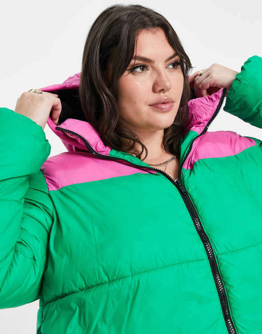 Green and pink on sale jacket