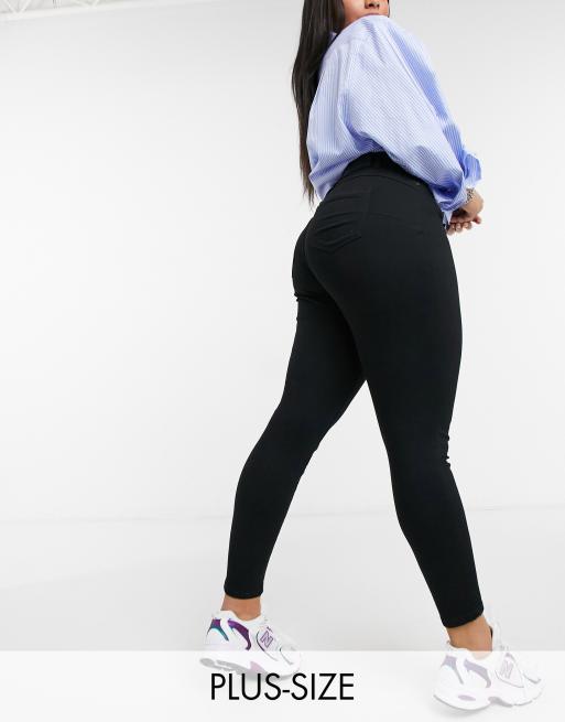 Black Side Zip Body Shaper Leggings