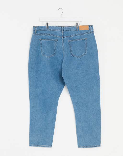 Noisy May Curve - Jean mom - Bleu moyen, 2 de 4