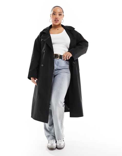 Plus Size Longline Coats