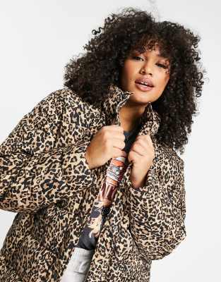 Noisy may leopard print deals coat