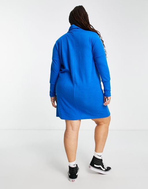 Royal blue best sale hoodie dress