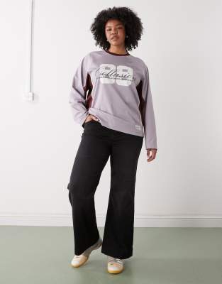 Noisy May Curve Rooxy High Rise Flares In Purple