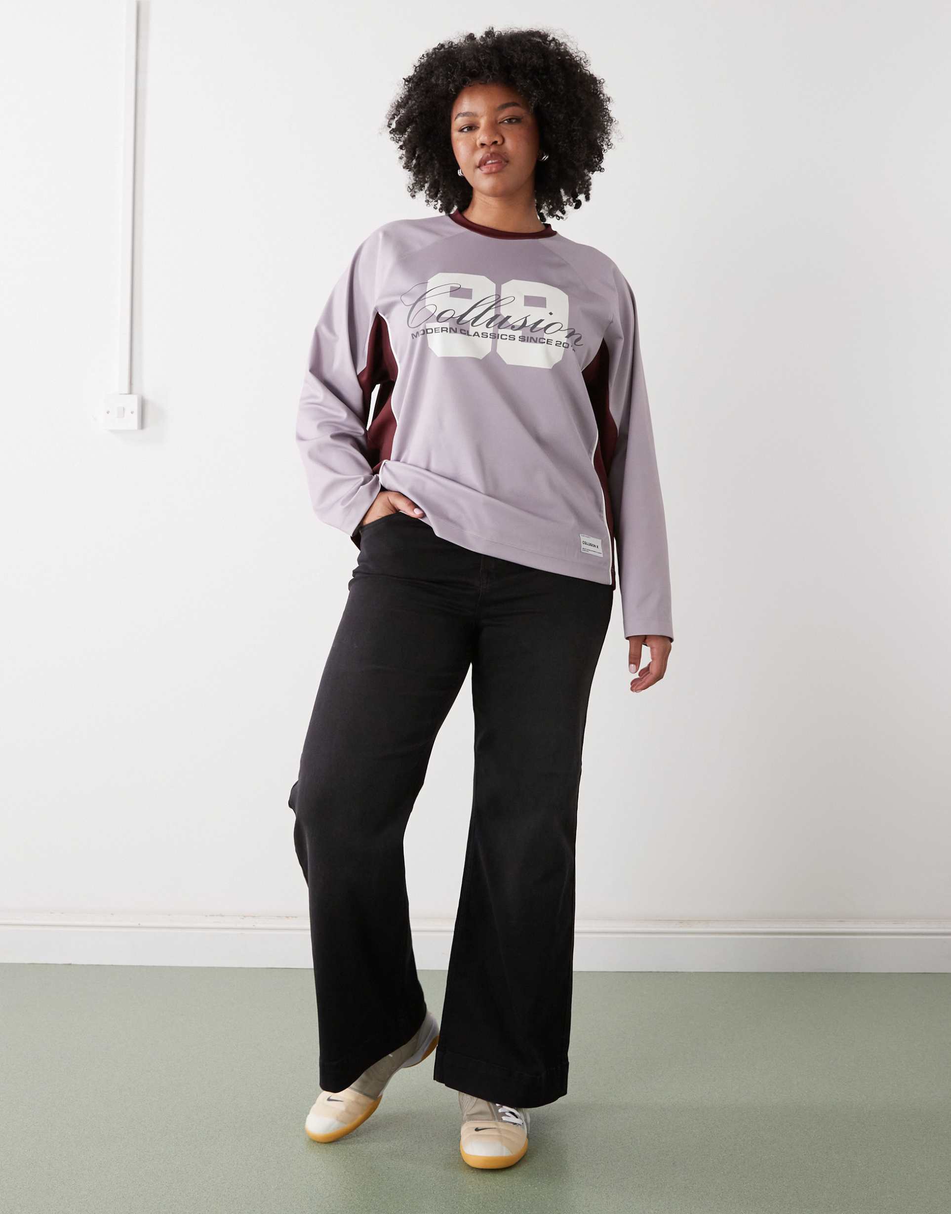 noisy may curve rooxy high rise flares in black