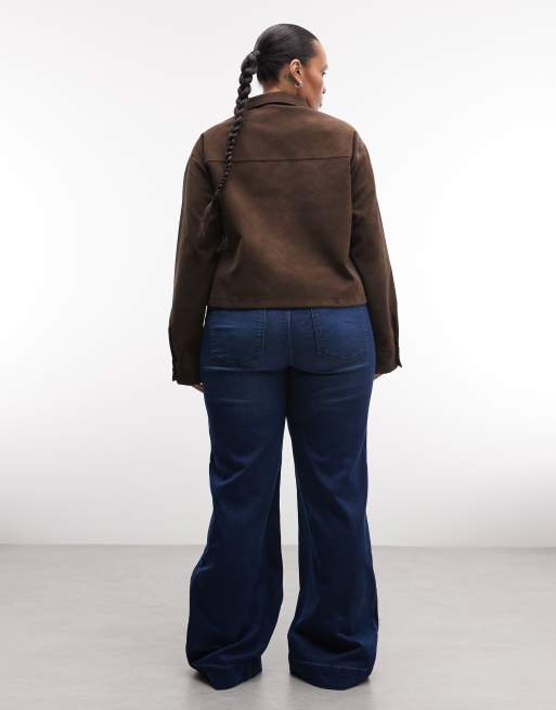 Noisy May Curve – Rooxy – Mellanblå, utsvängda jeans med hög midja, 3 av 5