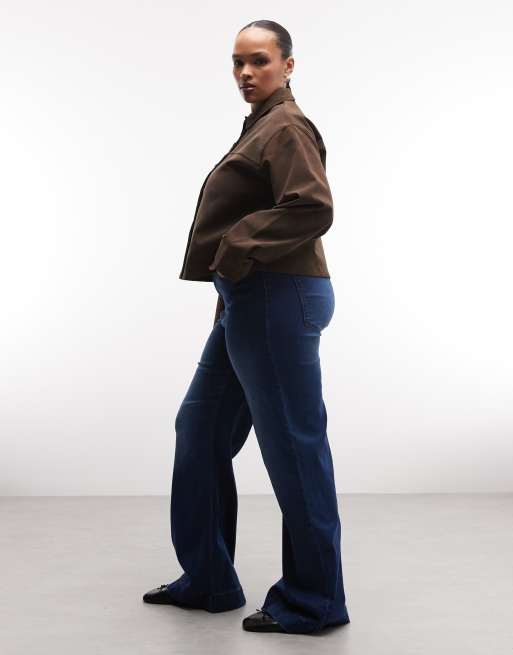 Noisy May Curve - Rooxy - Mellemblå højtaljede denimjeans med svaj, 2 af 5