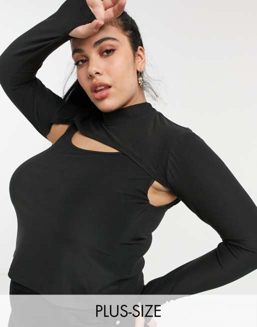 Noisy May Curve - Top 2 in 1 con cut-out nero