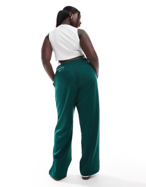 【MODERNIF】Curve Wide Sweatpants ASOS DESIGN Curve oversized sweatpants with turnback hem