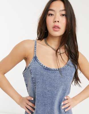denim cami dress