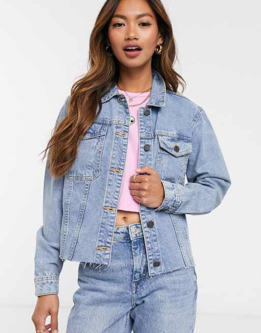 Asos noisy may hot sale denim jacket