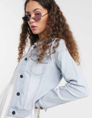 asos noisy may denim jacket