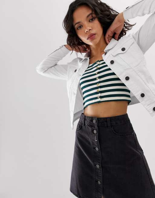 Asos noisy may denim on sale jacket