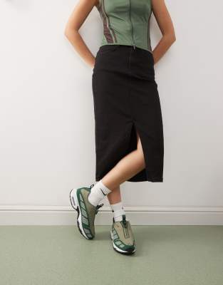 Noisy May Denim Midi Skirt