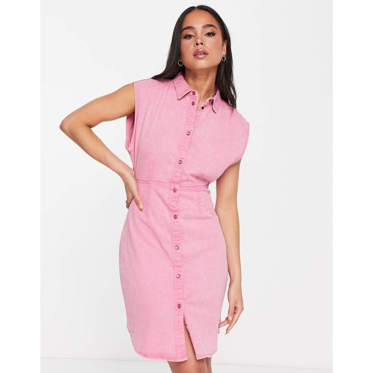pink denim dress Sassy Shortcake Denim Doll Pink Dress