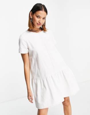 asos edition drape midi dress with open back