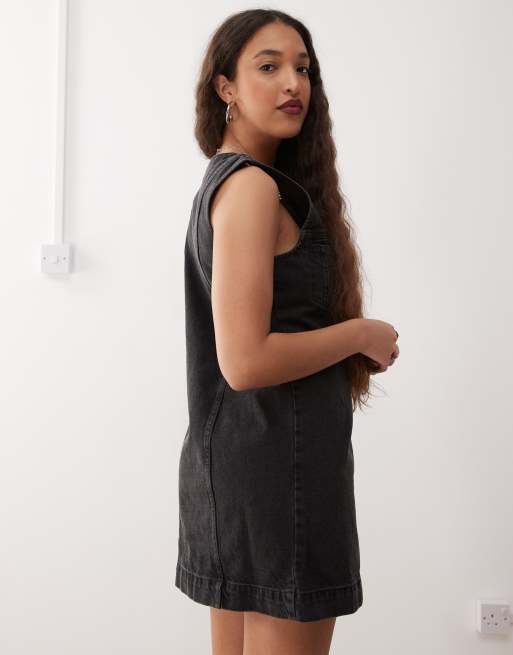 white christmas dresses Denim Shirt Dress main image 0
