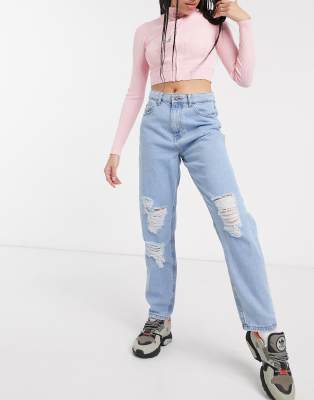 asos destroyed jeans