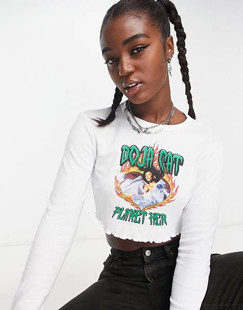 Page 11 - Printed Shirts | Women's Striped and Printed Tops | ASOS