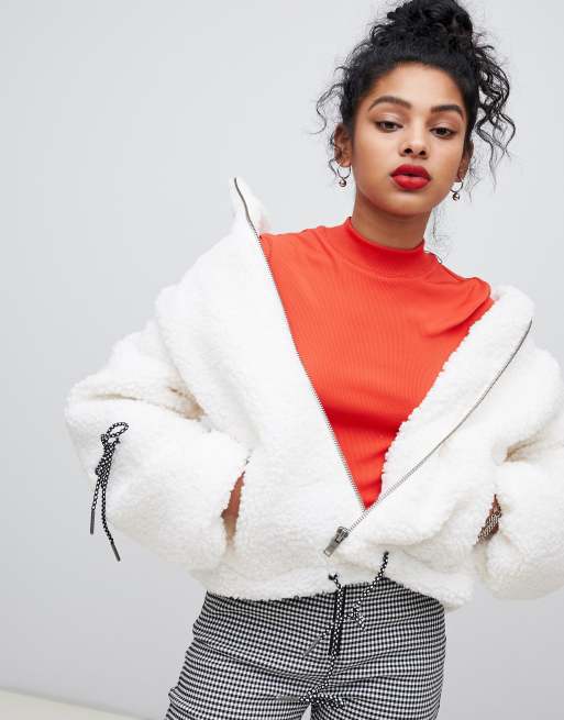 Noisy may draw on sale cord teddy coat