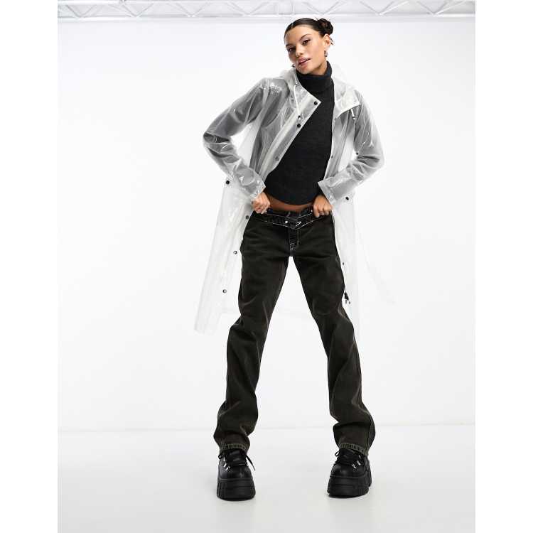 Clear hotsell raincoat asos