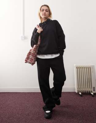 Noisy May - Ensemble sweat à capuche ample et pantalon de jogging - Noir - view 1
