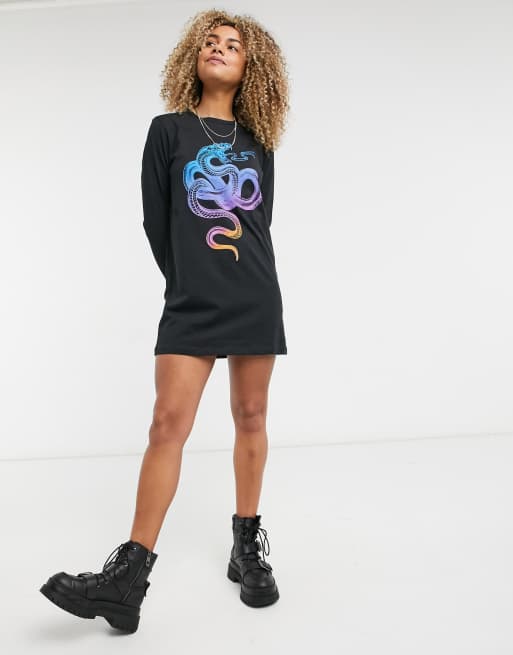 Dragon t store shirt dress