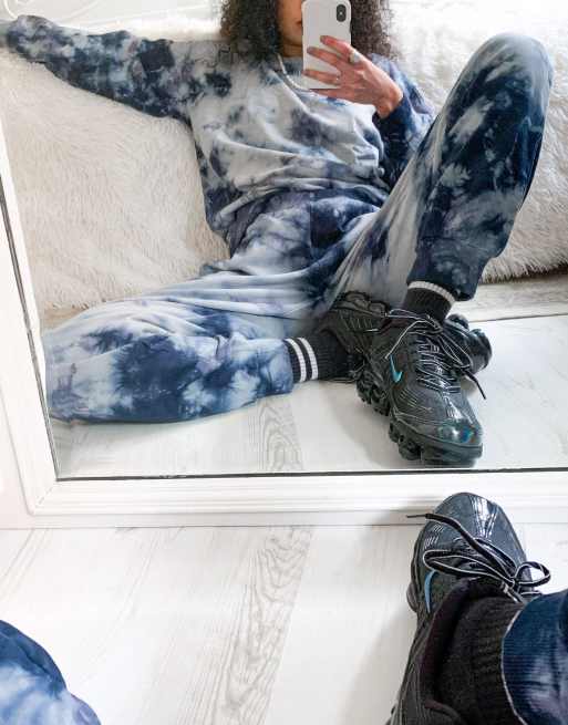 Noisy May - Exclusives - Joggingbroek met tie-dye in blauw en wit, co-ord set, 4 van 4