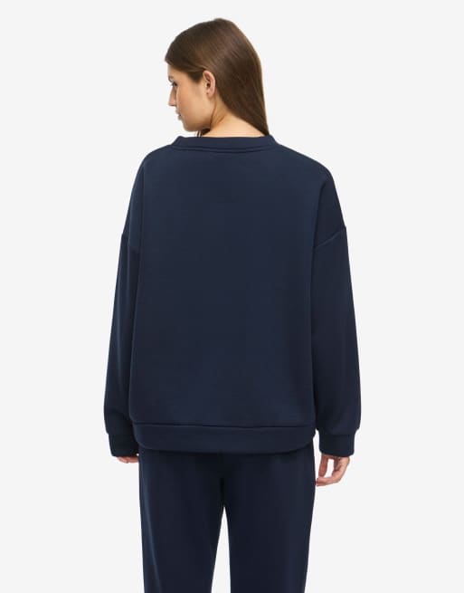 Noisy May - Felpa stile blazer blu navy, 2 di 7