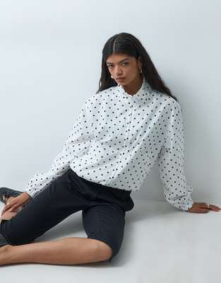 Noisy May Funnel Neck Jacket In Multi