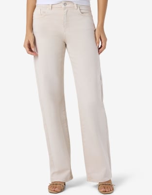 Noisy May - Gerade geschnittene Jeans in Bimsstein-Bunt