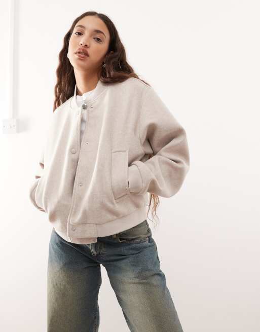 Noisy May - Giacca bomber leggera beige