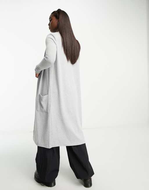 Noisy May - Gilet long léger - Gris, 2 de 4