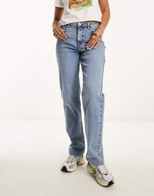 Noisy May Guthie straight leg jeans in light blue φωτογραφία