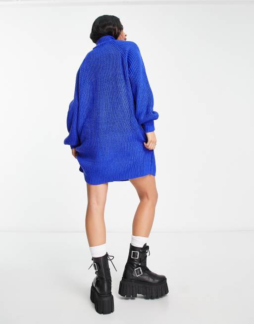 Royal blue jumper on sale dress