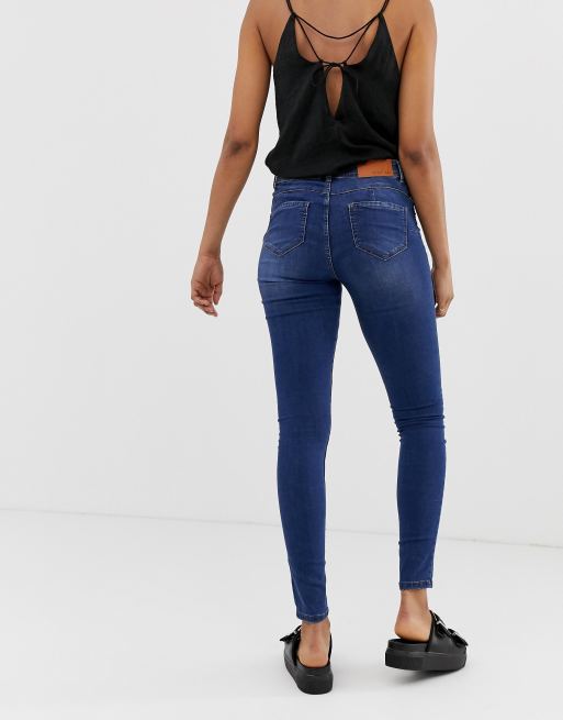 Noisy May High Waisted Body Shaping Jean Asos